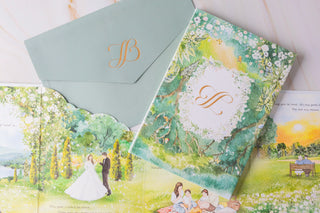"JB" Luxury Wedding Invitation by Auréon